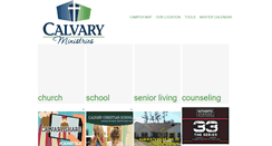 Desktop Screenshot of calvaryministries.com